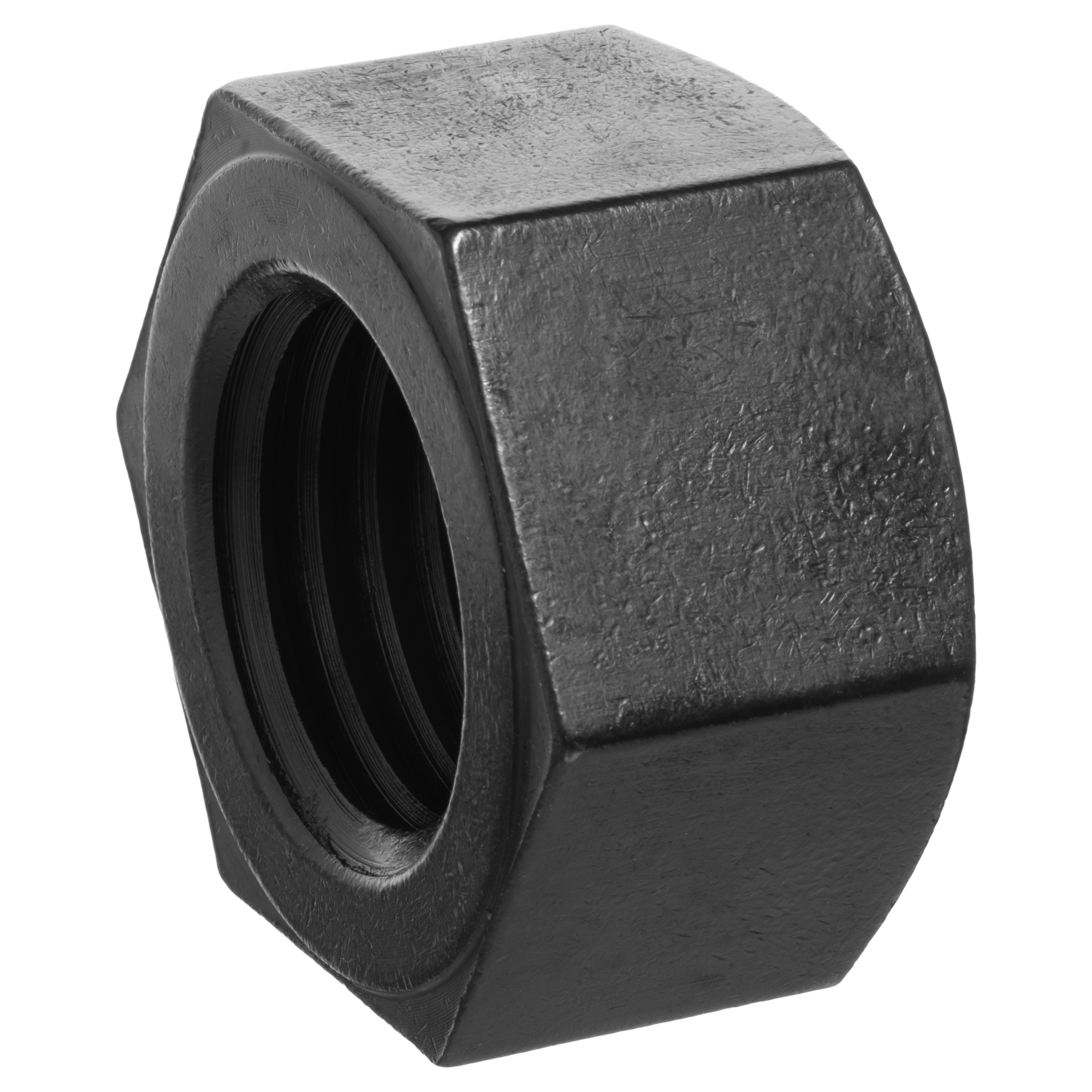 Hex Nut - Black-Oxide 18-8 Stainless Steel - M16 × 2 mm Thread Size x 24 mm Width - Pack of 10